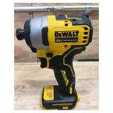 DEWALT DCF809D1 ATOMIC 20V Max Lithium-Ion Brushless Cordless Compact 1/4 in. Impact Driver Kit with 2.0Ah Battery, Charger and Bag - B159