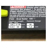 RYOBI P322 ONE+ HP 18V 18-Gauge Brushless Cordless AirStrike Brad Nailer (Tool Only) - C159