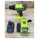RYOBI PCL206K1 ONE+ 18V Cordless 1/2 in. Drill/Driver Kit - B79