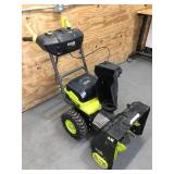 RYOBI RY408150VNM 40V HP Brushless Whisper Series 22" 2-Stage Cordless Electric Self-Propelled Snow Blower - (2) 8 Ah Batteries & Charger - C1299