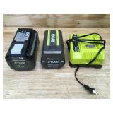 RYOBI RY408150VNM 40V HP Brushless Whisper Series 22" 2-Stage Cordless Electric Self-Propelled Snow Blower - (2) 8 Ah Batteries & Charger - C1299