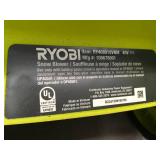 RYOBI RY408010BTL 40-Volt HP Brushless 21 in. Whisper Series Single-Stage Cordless Electric Snow Blower (Tool-Only) - C449