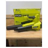 RYOBI PCLLB01K ONE+ 18V 100 MPH 350 CFM Cordless Battery Variable Speed Jet Fan Leaf Blower - D129