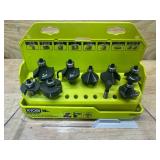 RYOBI A25R151 Shank Carbide Router Bit Set (15-Piece) - D70