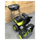 RYOBI RY408150VNM 40V HP Brushless Whisper Series 22" 2-Stage Cordless Electric Self-Propelled Snow Blower - (2) 8 Ah Batteries & Charger - C1299
