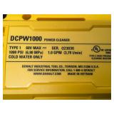 DEWALT DCPW1000B 60V MAX 1000 PSI 1.0 GPM Cold Water Cordless Battery Power Cleaner (Tool Only) - B199