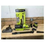 RYOBI PBLSV716K ONE+ HP 18V Cordless Pet Stick Vacuum Cleaner Kit with 4.0 Ah HIGH PERFORMANCE Battery and Charger - C249