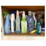 Assorted Household Cleaning Supplies