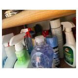 Assorted Household Cleaning Supplies