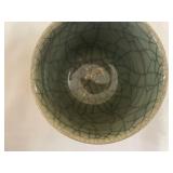 Ceramic Pottery Set with Fish Vase