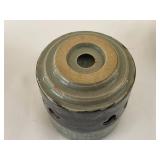 Ceramic Pottery Set with Fish Vase