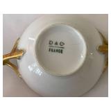 D & C France Porcelain Soup Set