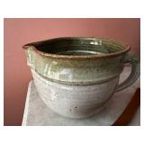 Artisan Ceramic Bowl & Wooden Spoon