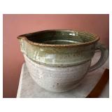 Artisan Ceramic Bowl & Wooden Spoon