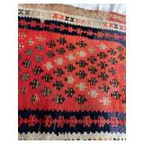 Vintage Geometric Kilim Rug