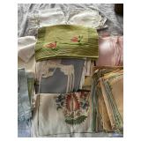 Vintage Embroidered Linen Set