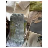 Vintage Embroidered Linen Set