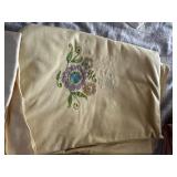 Vintage Embroidered Linen Set