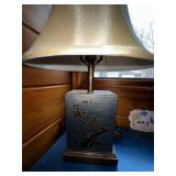 Vintage Metal Bird Table Lamp