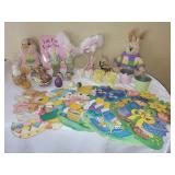 Vintage Collection of Easter Decor Set: Rabbits & Eggs