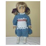 Retired Pleasant Company American Girl Doll Kirsten in Blue Dress