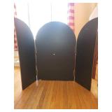 Artistic Three-Panel Decorate Art / Fireplace Cover