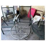 Metal Mesh Patio Furniture Set