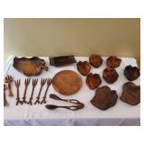 Handcrafted Wooden Kitchenware Set