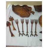 Handcrafted Wooden Kitchenware Set