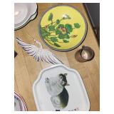 Eclectic Lot: Porcelain, Tin & Tools