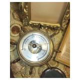 Vintage Ships Wheel Aneroid Weather Barometer Lot