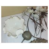 Vintage Metal and Ceramic Decor Set