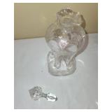 Vintage Glassware Set: Vase, Decanter, Pitcher