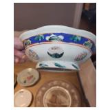 Vintage Decorative Plate Bowl Collection
