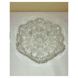 Vintage Cut Glass Dish Set