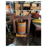 Vintage Wooden Apple Cider Press
