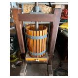 Vintage Wooden Apple Cider Press