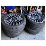 Ford Rims with Yokohama Tires 18" Set