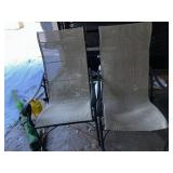 Outdoor Sling Chairs Set of 2