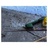 Vintage Fishing Rods and Buoy Lot