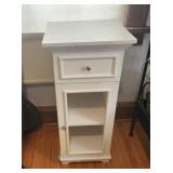 White Wooden Bedside Cabinet