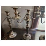 Vintage Silver Candelabra Set