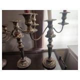 Vintage Silver Candelabra Set