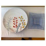 Artistic Painted & Mesh Bowls Set