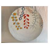 Artistic Painted & Mesh Bowls Set