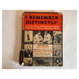 I Remember Distinctly Book 1947