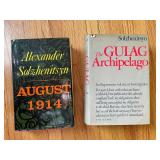 Solzhenitsyn Books Lot: 2x Hardcovers