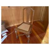 Vintage Wooden Chair with Cane Seat