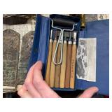 Yasutomo Carving Knife Set with Roller