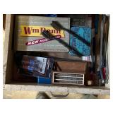 Vintage Cigar Box & Utility Tool Lot